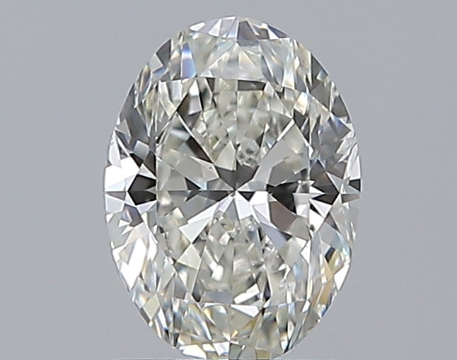 1.0 Carat Oval Natural Diamond with  Cut Diamond in 14KT  view 1
