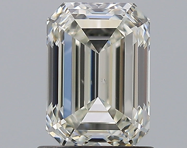 1.21 Carat Emerald Natural Diamond with  Cut Diamond in 14KT  view 1
