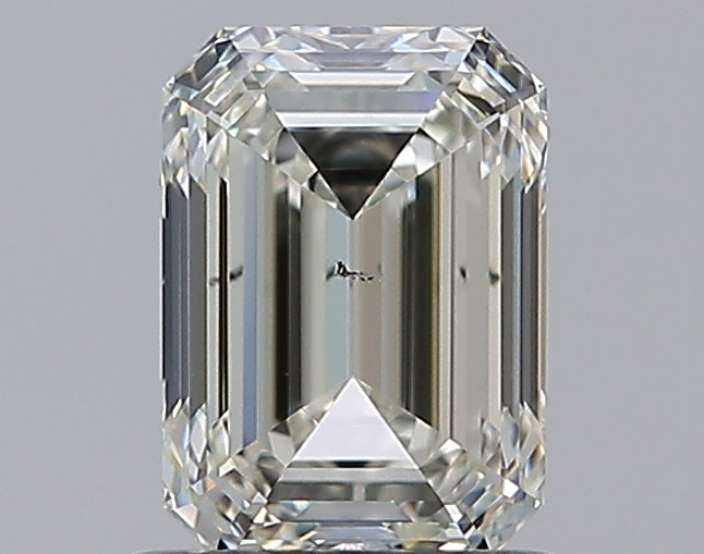 1.01 Carat Emerald Natural Diamond with  Cut Diamond in 14KT  view 1
