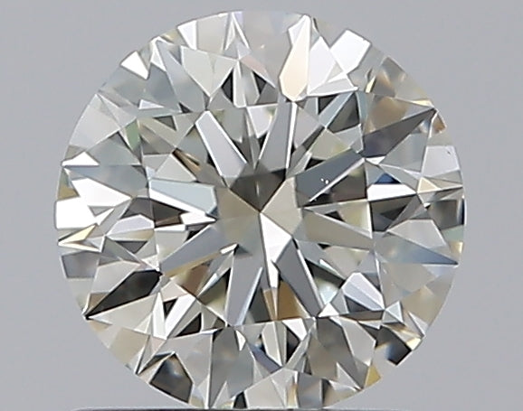 0.81 Carat Round Natural Diamond with  Cut Diamond in 14KT  view 1
