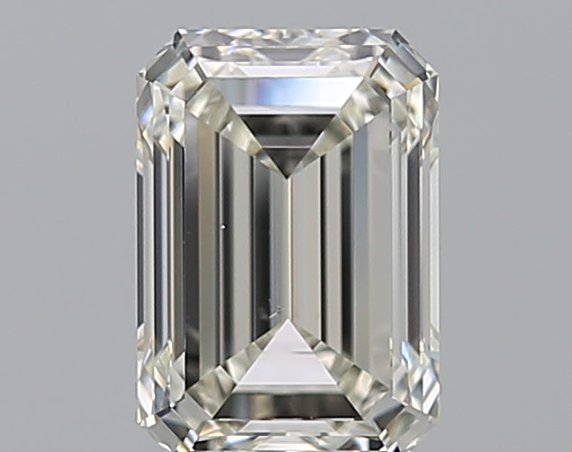 2.02 Carat Emerald Natural Diamond with  Cut Diamond in 14KT  view 1
