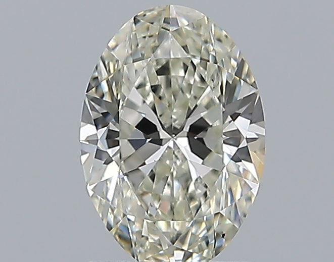 1.0 Carat Oval Natural Diamond with  Cut Diamond in 14KT  view 1
