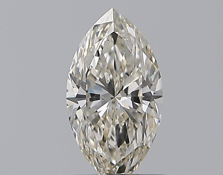 0.8 Carat Marquise Natural Diamond with  Cut Diamond in 14KT  view 1
