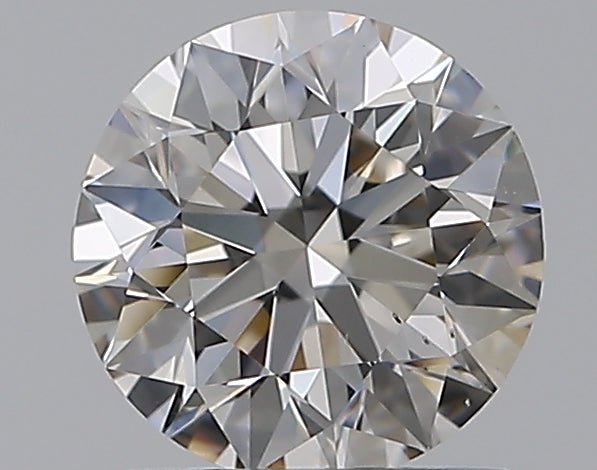 0.9 Carat Round Natural Diamond with  Cut Diamond in 14KT  view 1
