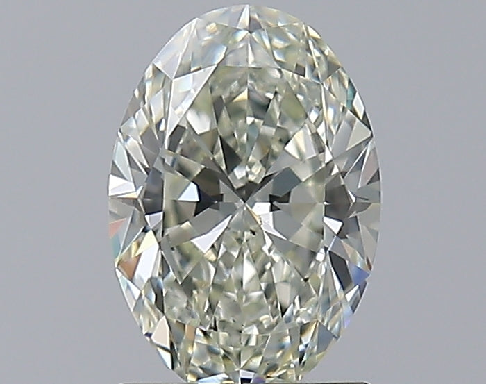 1.2 Carat Oval Natural Diamond with  Cut Diamond in 14KT  view 1
