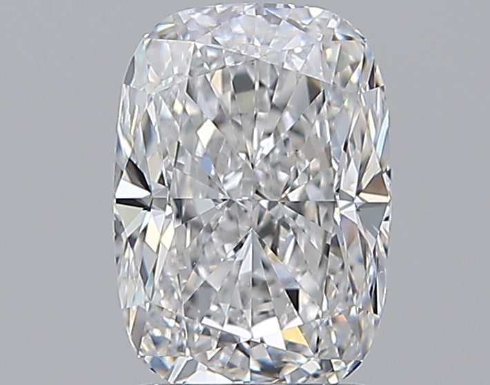 2.0 Carat Cushion Natural Diamond with  Cut Diamond in 14KT  view 1
