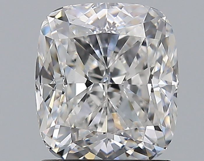 1.51 Carat Cushion Natural Diamond with  Cut Diamond in 14KT  view 1

