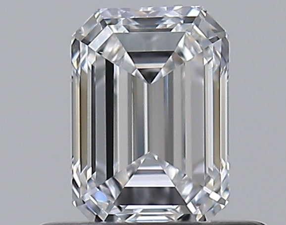 0.5 Carat Emerald Natural Diamond with  Cut Diamond in 14KT  view 1
