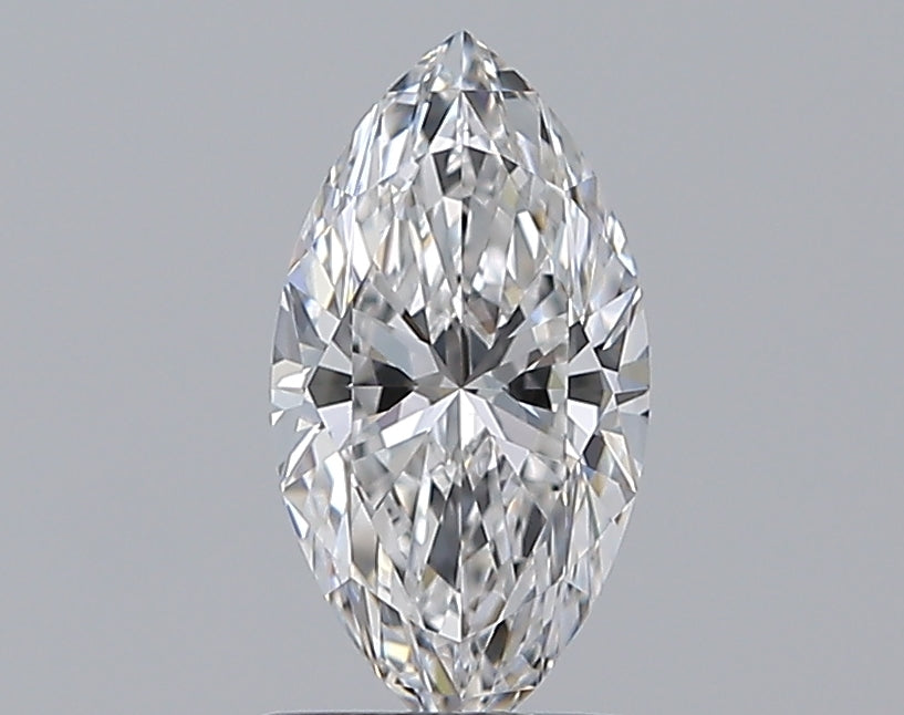 1.01 Carat Marquise Natural Diamond with  Cut Diamond in 14KT  view 1
