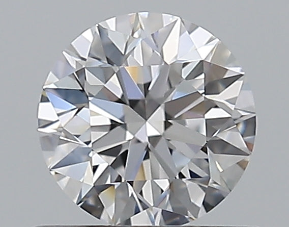 0.6 Carat Round Natural Diamond with  Cut Diamond in 14KT  view 1

