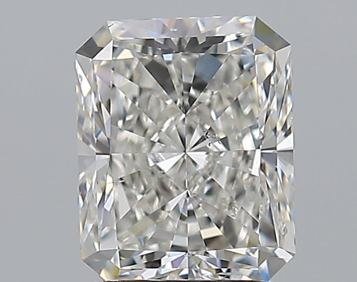 2.0 Carat Radiant Natural Diamond with  Cut Diamond in 14KT  view 1
