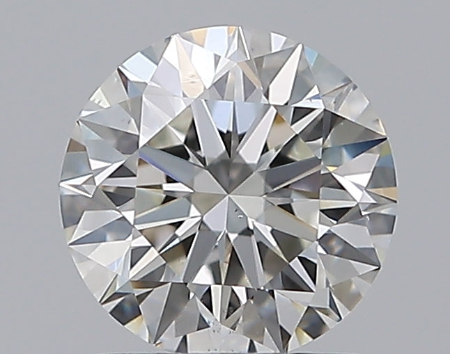 1.01 Carat Round Natural Diamond with  Cut Diamond in 14KT  view 1
