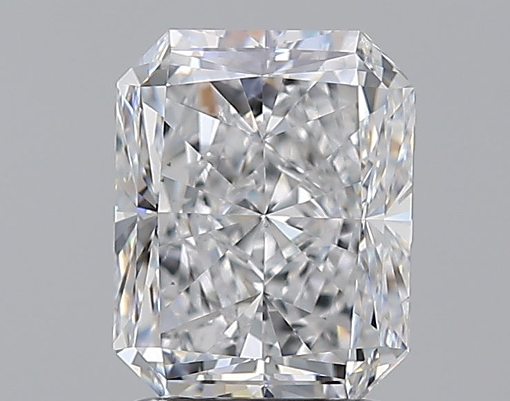 2.0 Carat Radiant Natural Diamond with  Cut Diamond in 14KT  view 1
