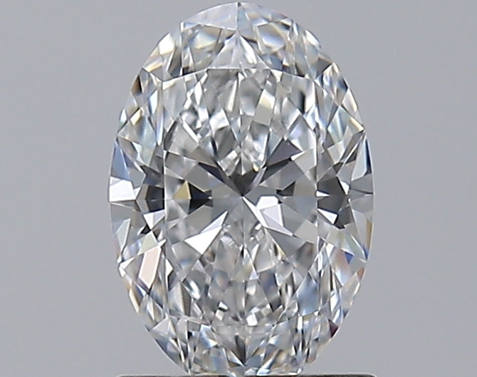 1.02 Carat Oval Natural Diamond with  Cut Diamond in 14KT  view 1
