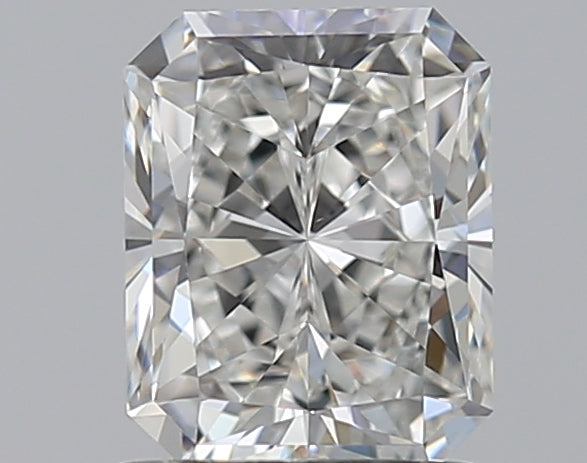 0.97 Carat Radiant Natural Diamond with  Cut Diamond in 14KT  view 1
