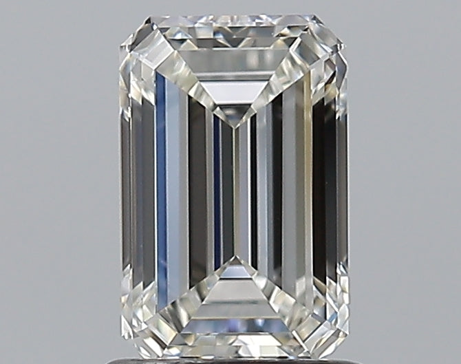 1.22 Carat Emerald Natural Diamond with  Cut Diamond in 14KT  view 1
