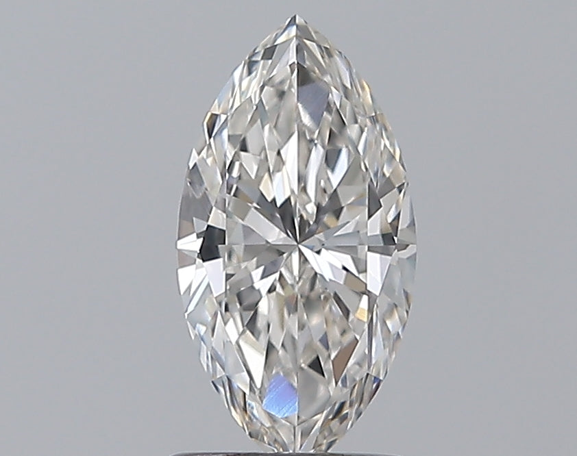 1.0 Carat Marquise Natural Diamond with  Cut Diamond in 14KT  view 1
