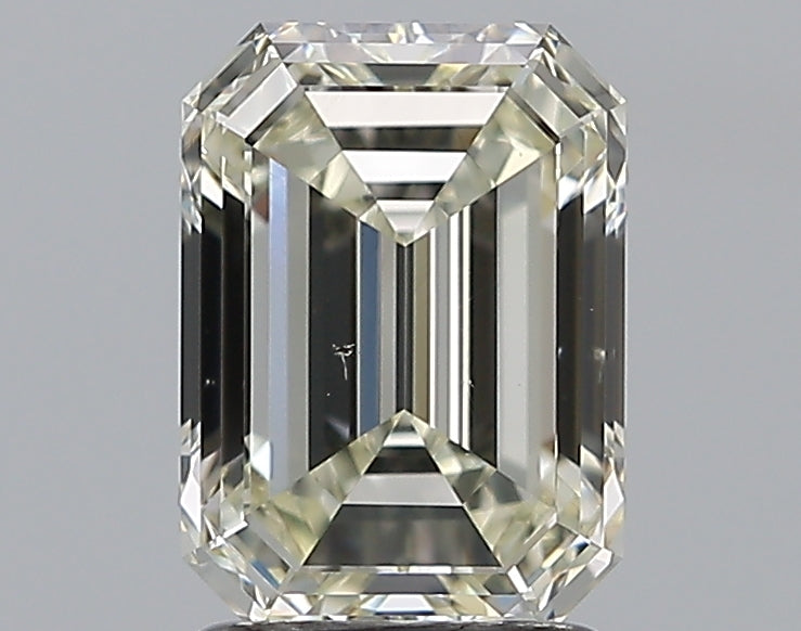 2.01 Carat Emerald Natural Diamond with  Cut Diamond in 14KT  view 1
