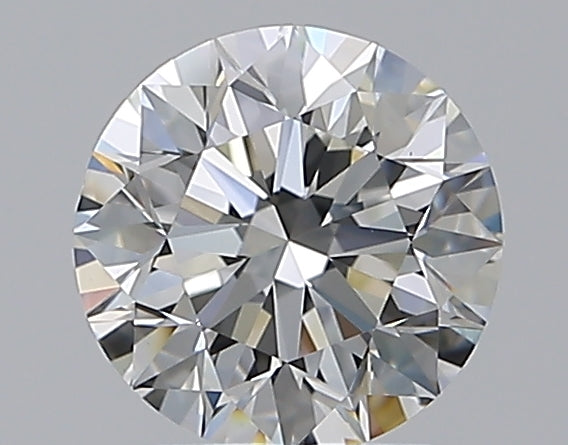 1.51 Carat Round Natural Diamond with  Cut Diamond in 14KT  view 1
