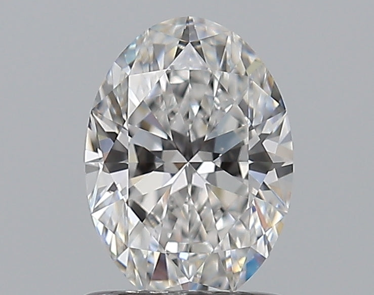0.81 Carat Oval Natural Diamond with  Cut Diamond in 14KT  view 1
