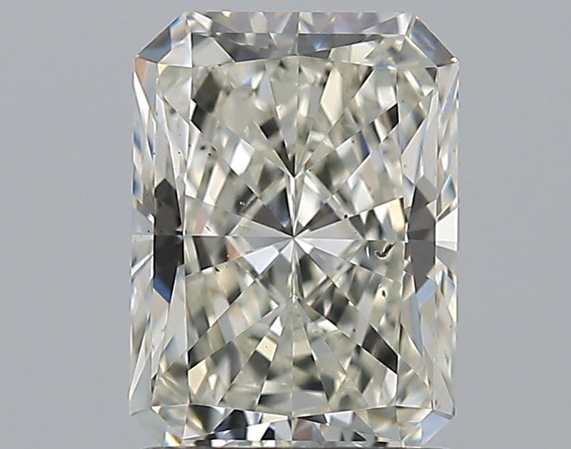 1.5 Carat Radiant Natural Diamond with  Cut Diamond in 14KT  view 1
