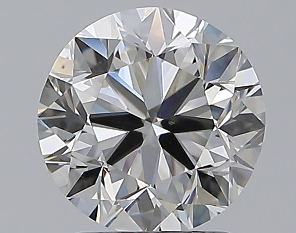 2.0 Carat Round Natural Diamond with  Cut Diamond in 14KT  view 1
