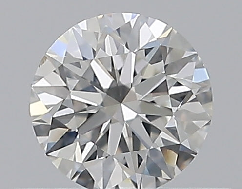 0.4 Carat Round Natural Diamond with  Cut Diamond in 14KT  view 1
