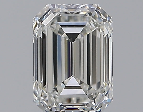 1.51 Carat Emerald Natural Diamond with  Cut Diamond in 14KT  view 1
