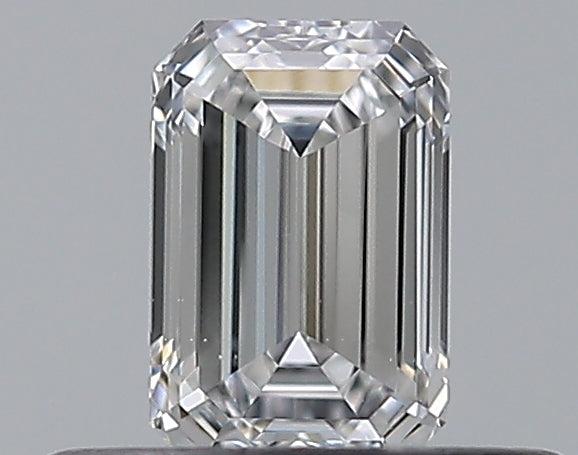 0.3 Carat Emerald Natural Diamond with  Cut Diamond in 14KT  view 1
