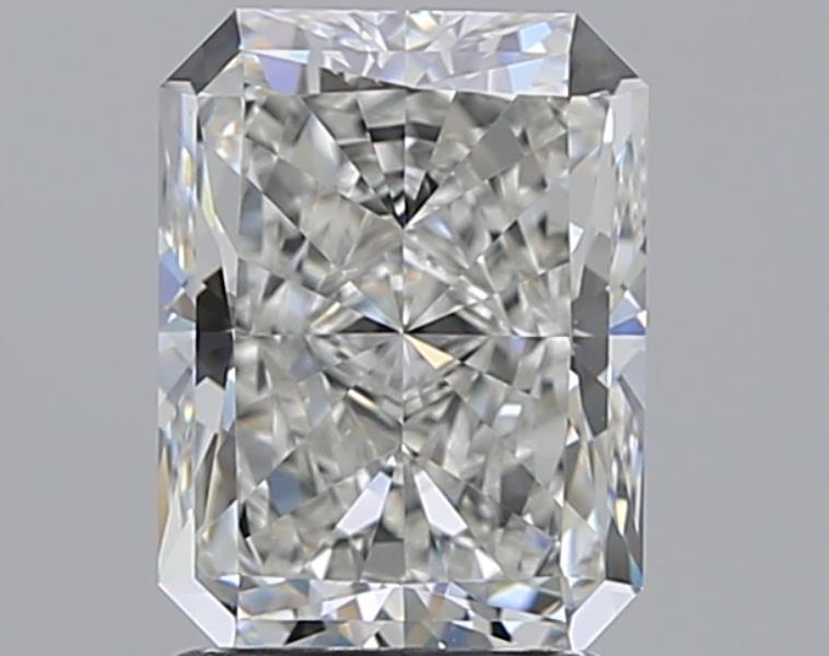 2.0 Carat Radiant Natural Diamond with  Cut Diamond in 14KT  view 1
