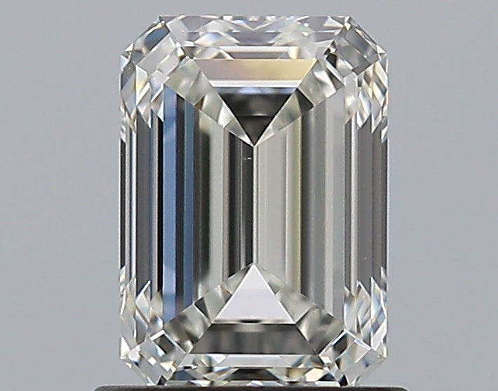 1.01 Carat Emerald Natural Diamond with  Cut Diamond in 14KT  view 1

