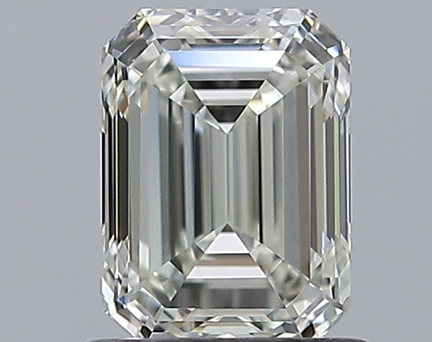 1.0 Carat Emerald Natural Diamond with  Cut Diamond in 14KT  view 1
