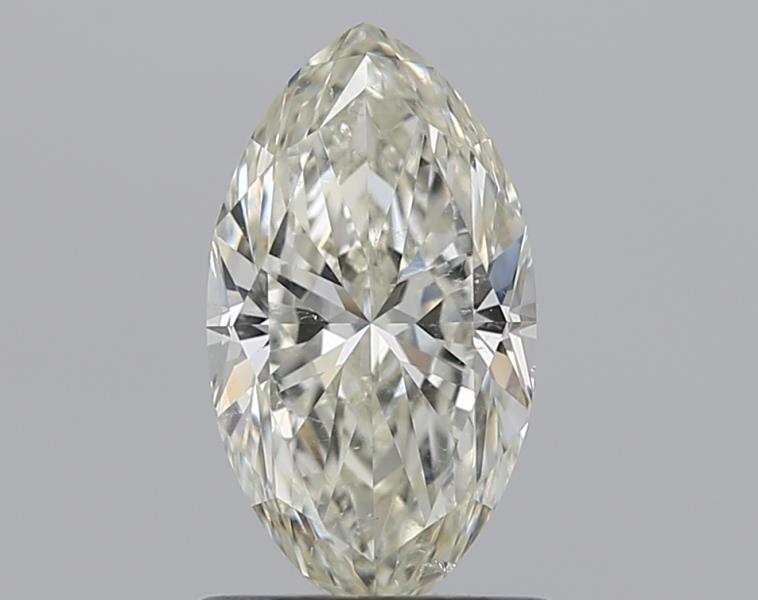 1.0 Carat Marquise Natural Diamond with  Cut Diamond in 14KT  view 1
