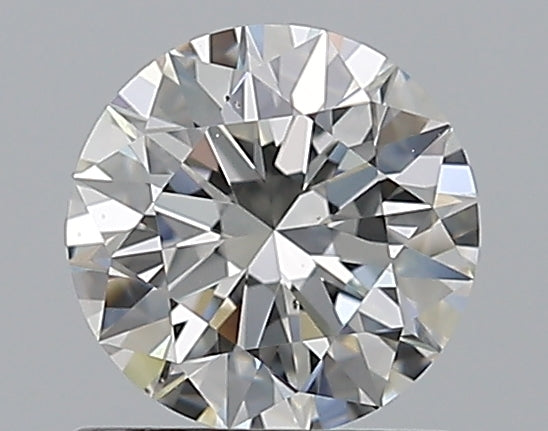 0.9 Carat Round Natural Diamond with  Cut Diamond in 14KT  view 1
