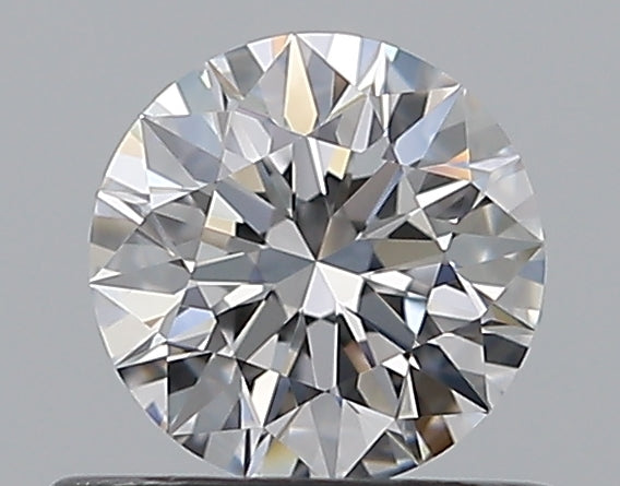 0.55 Carat Round Natural Diamond with  Cut Diamond in 14KT  view 1
