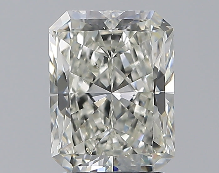 2.01 Carat Radiant Natural Diamond with  Cut Diamond in 14KT  view 1
