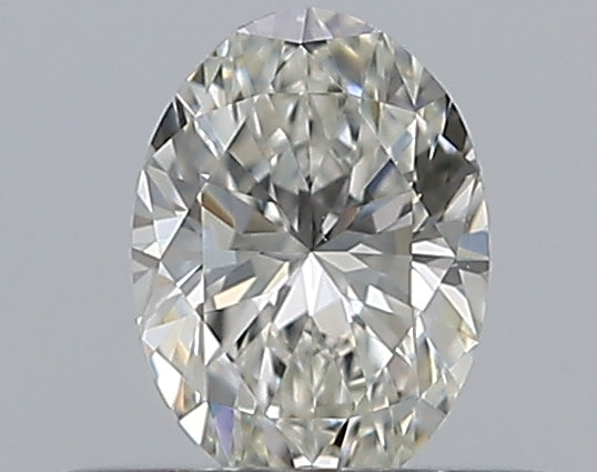 0.3 Carat Oval Natural Diamond with  Cut Diamond in 14KT  view 1
