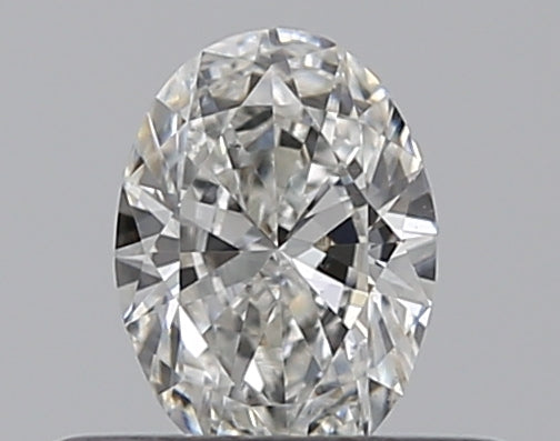 0.3 Carat Oval Natural Diamond with  Cut Diamond in 14KT  view 1
