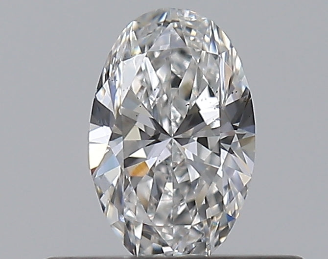 0.3 Carat Oval Natural Diamond with  Cut Diamond in 14KT  view 1
