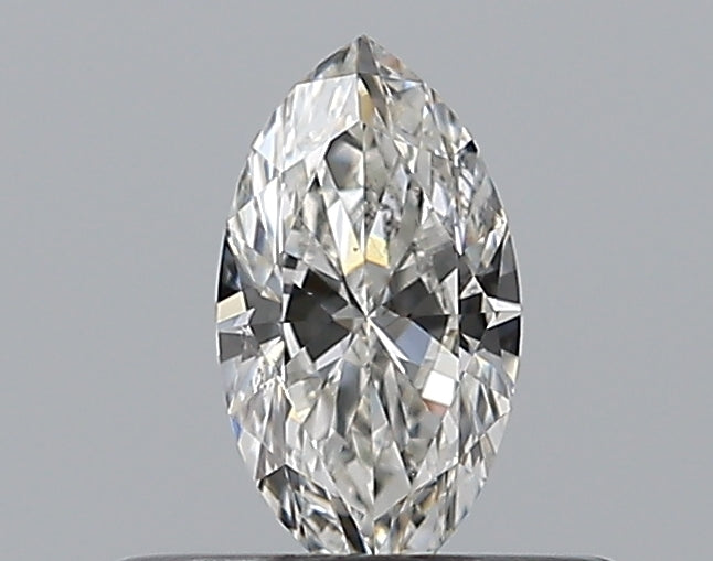 0.3 Carat Marquise Natural Diamond with  Cut Diamond in 14KT  view 1
