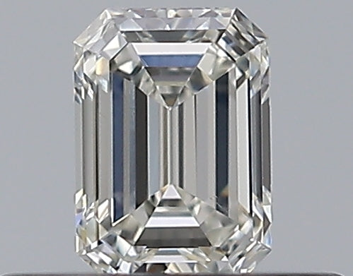 0.3 Carat Emerald Natural Diamond with  Cut Diamond in 14KT  view 1
