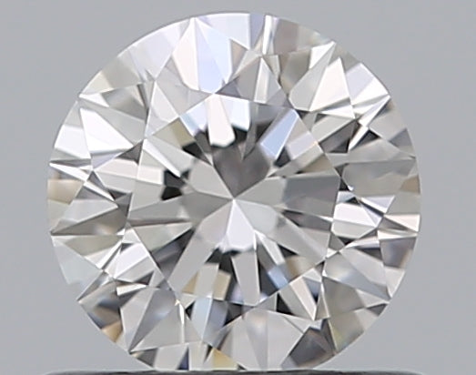 0.53 Carat Round Natural Diamond with  Cut Diamond in 14KT  view 1
