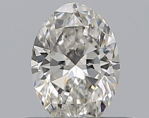 0.36 Carat Oval Natural Diamond with  Cut Diamond in 14KT  view 1
