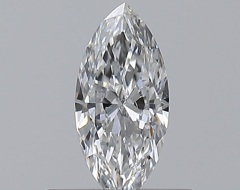 0.3 Carat Marquise Natural Diamond with  Cut Diamond in 14KT  view 1
