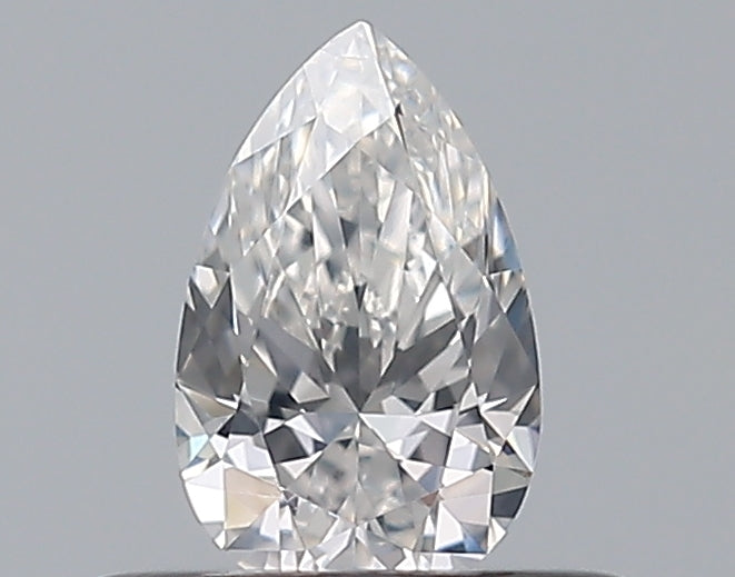0.3 Carat Pear Natural Diamond with  Cut Diamond in 14KT  view 1

