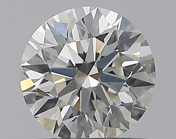 0.75 Carat Round Natural Diamond with  Cut Diamond in 14KT  view 1
