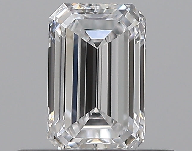 0.4 Carat Emerald Natural Diamond with  Cut Diamond in 14KT  view 1

