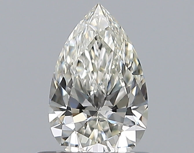 0.5 Carat Pear Natural Diamond with  Cut Diamond in 14KT  view 1
