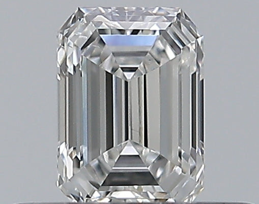 0.3 Carat Emerald Natural Diamond with  Cut Diamond in 14KT  view 1
