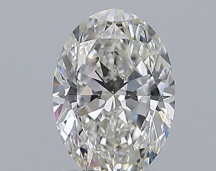 1.2 Carat Oval Natural Diamond with  Cut Diamond in 14KT  view 1
